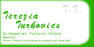 terezia turkovics business card